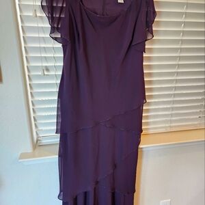 Alex Evenings Evening Wear-  18 deep plum